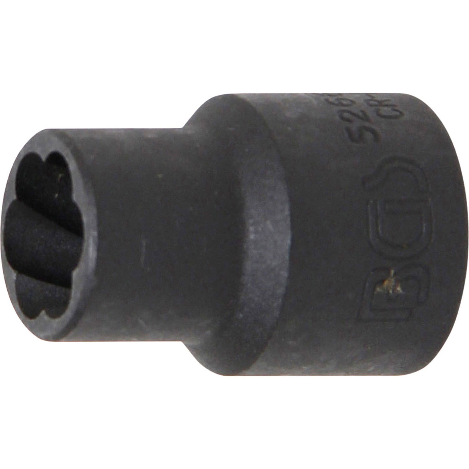 BGS Insert pour clé à cliquet Spiral-Profil / Extracteur de vis Emmanchement carré intérieur 12,5 mm (1/2") SW 12 mm - 5266-12