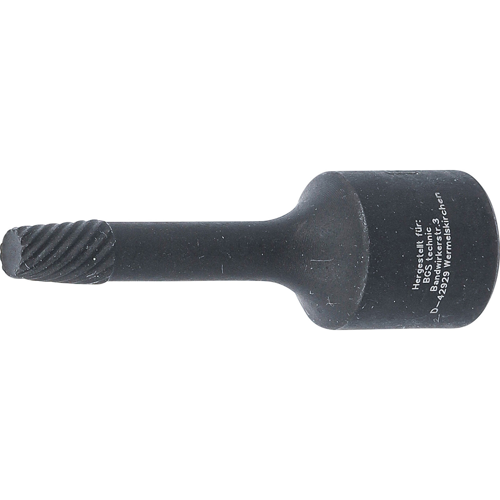 BGS Emporte-pièce à profil hélicoïdal / Extracteur de vis à entraînement carré femelle 10 mm (3/8") 6 mm - 5281-6