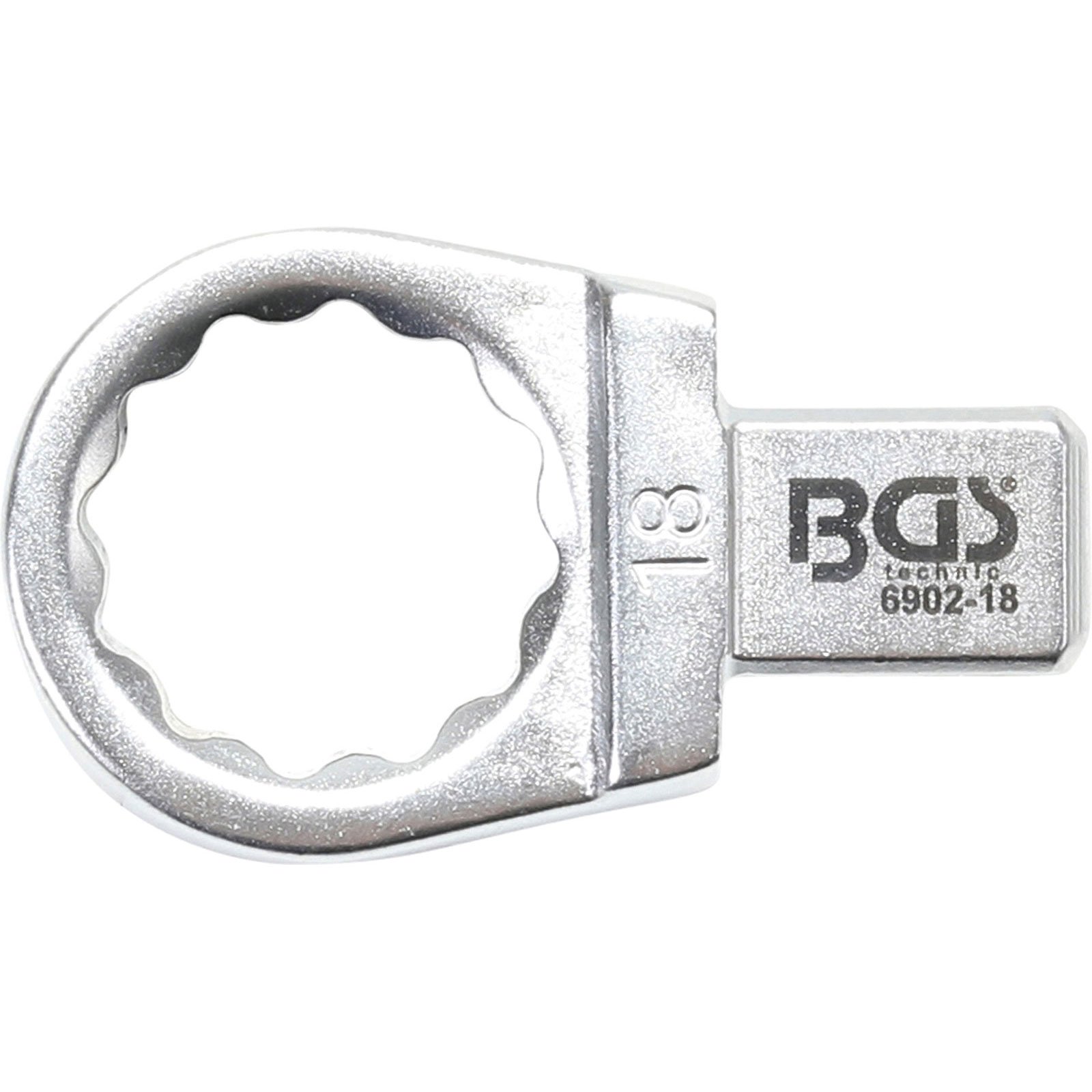 Clé à douille à insertion BGS 18 mm - prise 9 x 12 mm - 6902-18