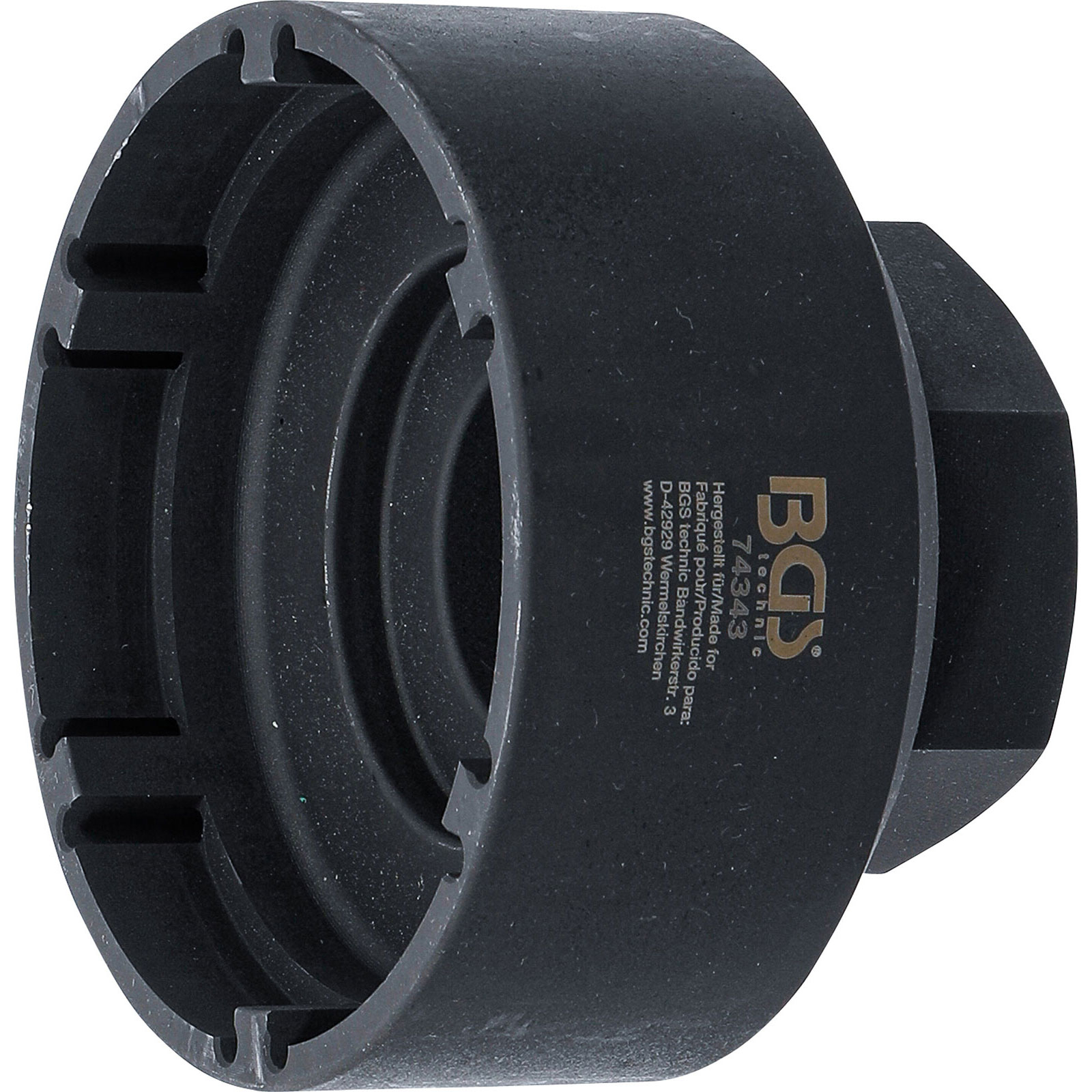 Clé à écrous à rainures BGS pour MAN TGA essieu avant 101 / 110 mm - 74343