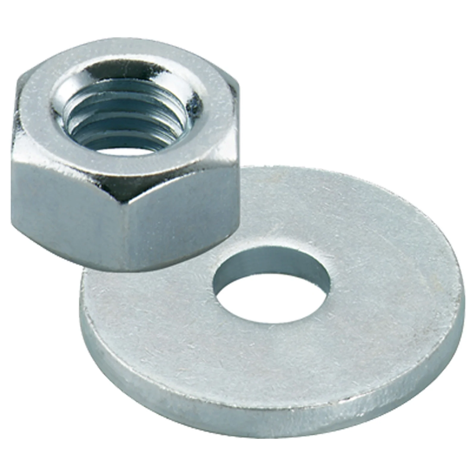 Écrous hexagonaux et rondelles Fischer M16 inox B (20) — lot de 20 pièces