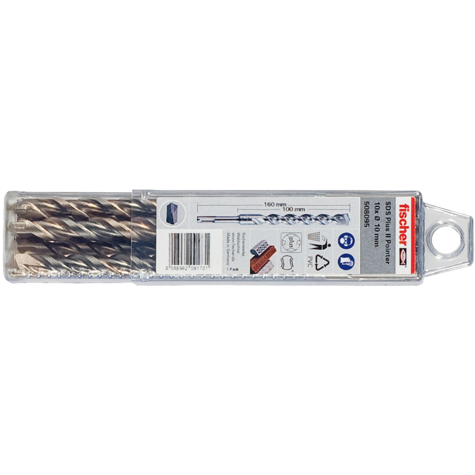 Mèche à percussion SDS Plus II Pointer 8/100/160(10) Fischer