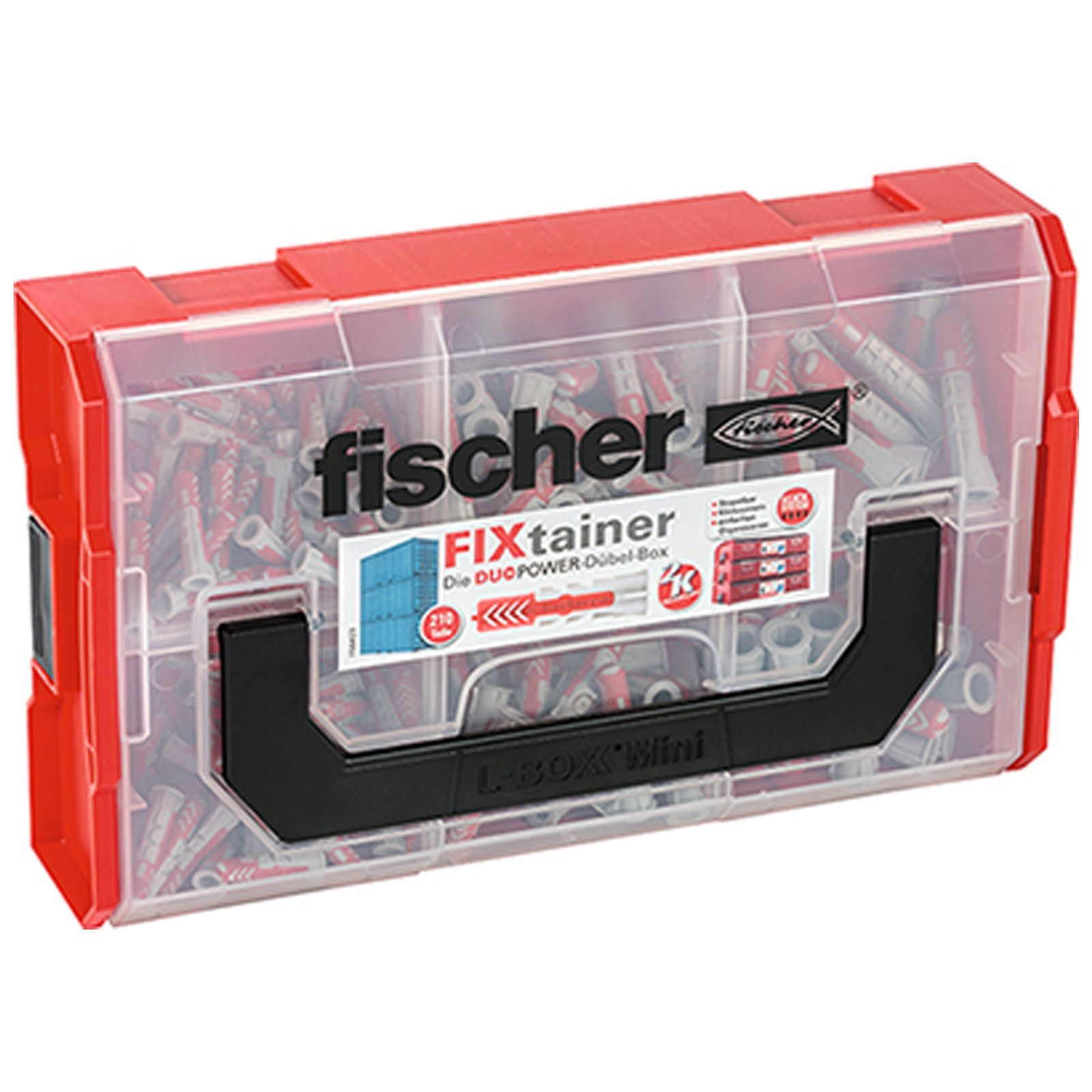 Fischer Assortiment de chevilles L-BOXX mini DuoPower (210 pièces)