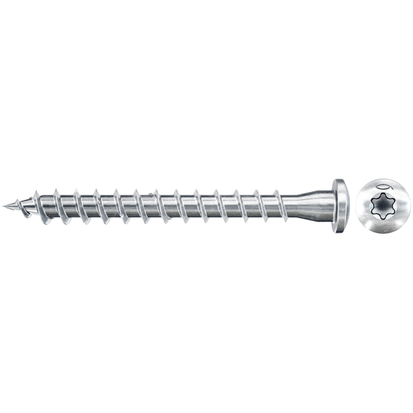 Vis à tôle fischer Power-Fast, galvanisée bleue 5 mm — lot de 200 pièces