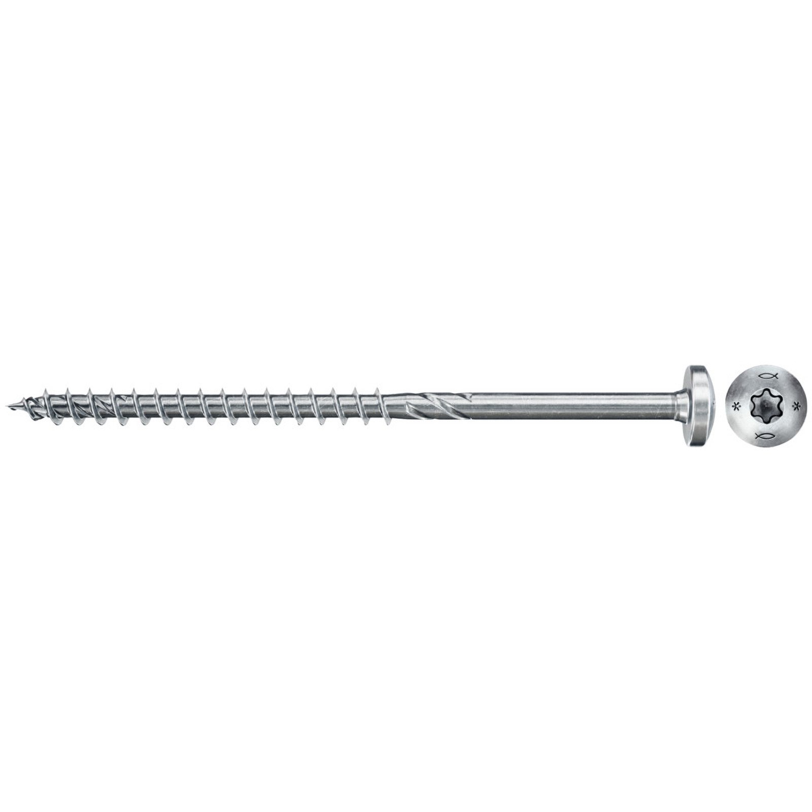 Vis à tête cylindrique bombée fischer PowerFast II FPF II PTF empreinte TX — lot de 50 pièces