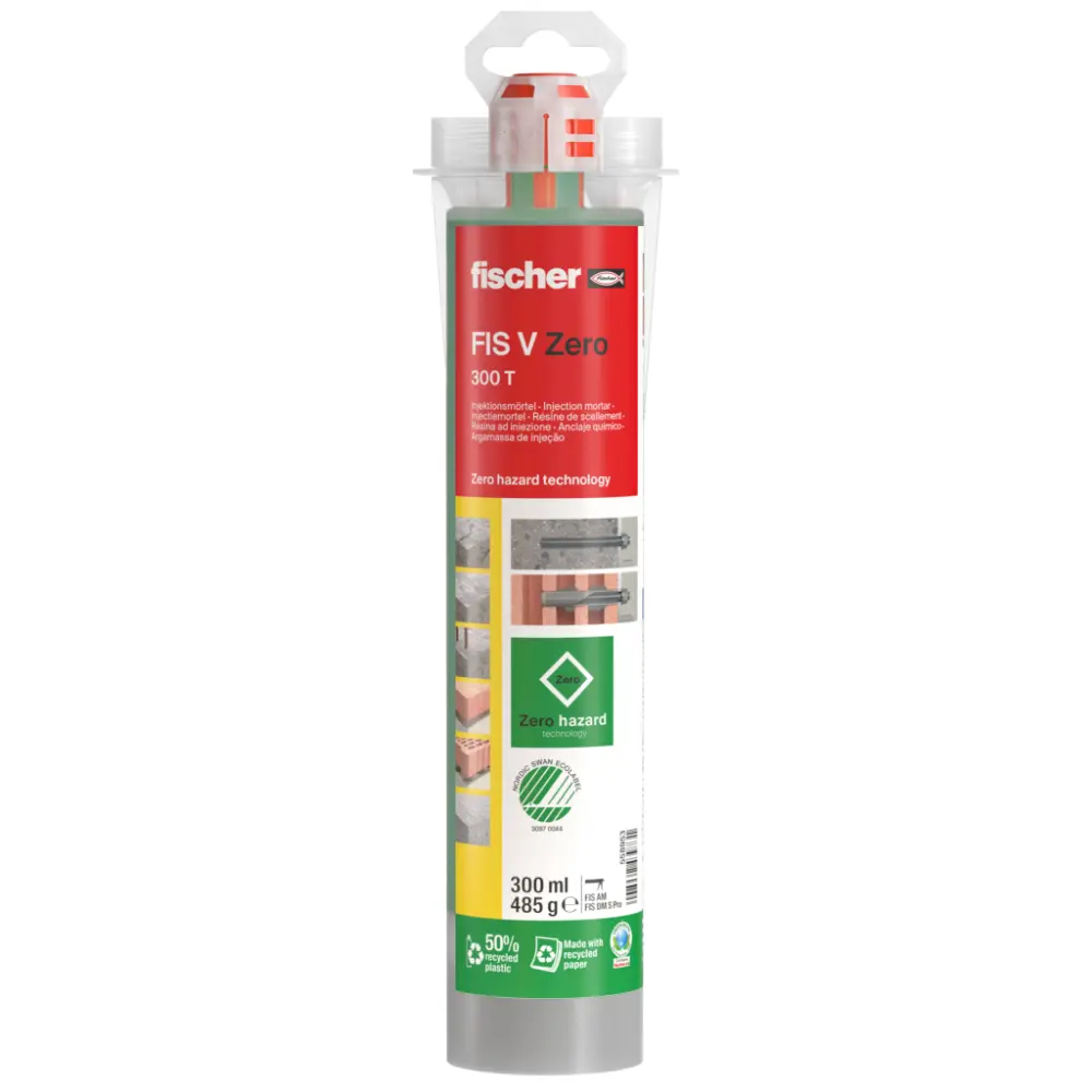 Résine fischer FIS V ZERO 300 T sans substances nocives