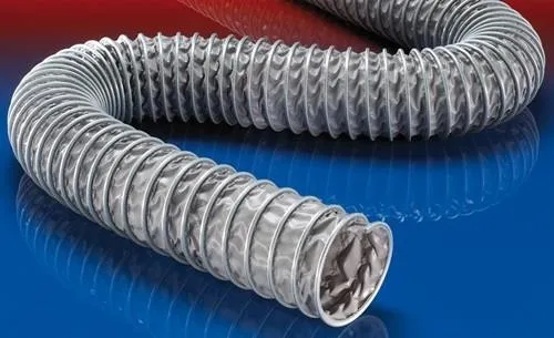 Tuyau d'aspiration Norres en PVC, Ø int. 114-115 mm, Ø ext. 127 mm, épaisseur 6 mm, L. 6 m