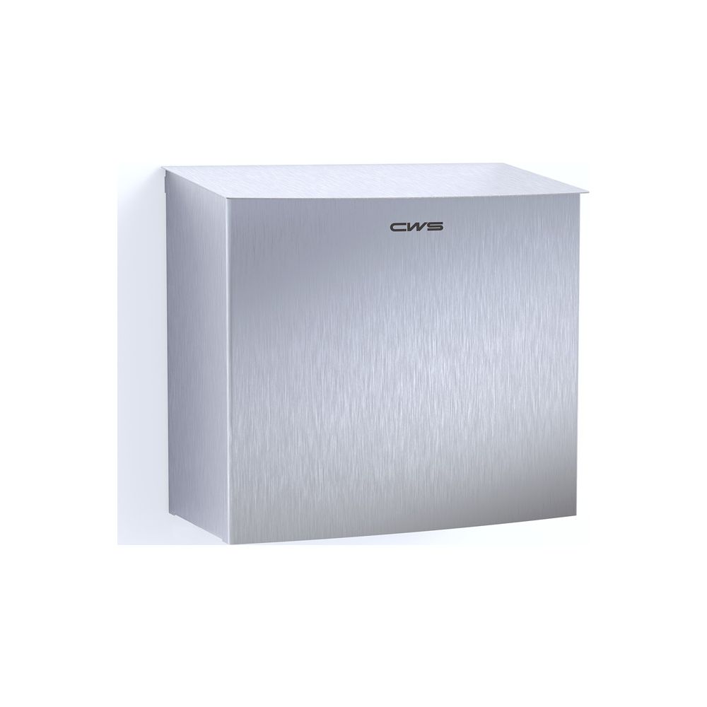 CWS Paradise Boîte hygiénique en acier inoxydable 6 L HxLxP 240x225x125 mm, Acier inoxydable