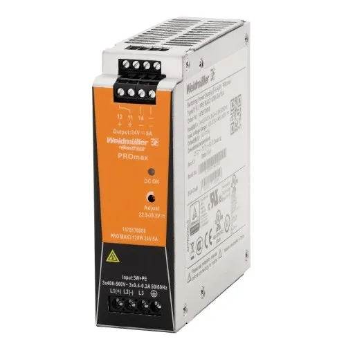 Alimentation stabilisée PRO MAX3 120W 24V 5A Weidmüller