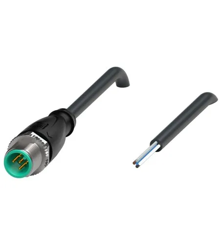 Connecteur de câble industriel Pepperl+Fuchs V15S-G-BK25M-PUR-U
