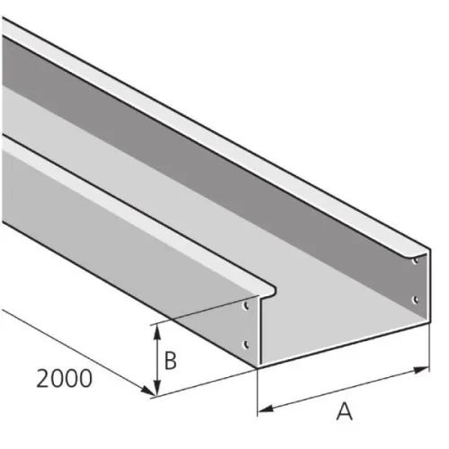 Goulotte de câblage Pflitsch K2 100/100 S