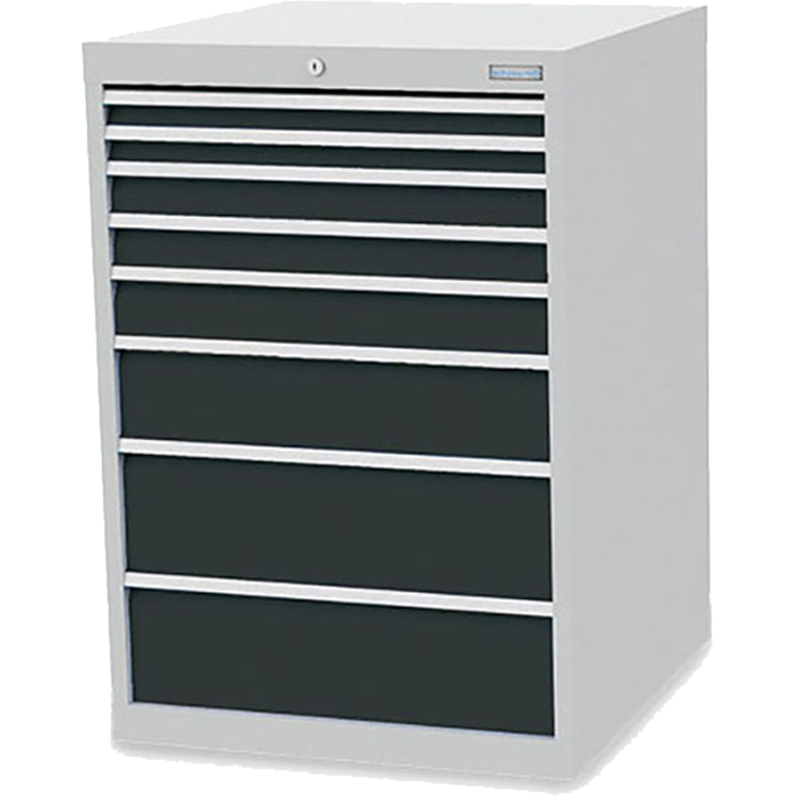 Armoire à tiroirs Bedrunka+Hirth profondeur 736 mm R 24-24 8 tiroirs BxPxH 705x736x1.019 mm - 700/4112V10Z