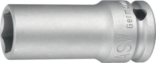 Douille à choc Asw 740 L 3/4 pouce 6 pans SW 22 mm L. 95 mm