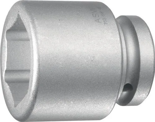 Insert pour clé à choc Asw 750 1" 6 pans SW 33 mm L. 60 mm