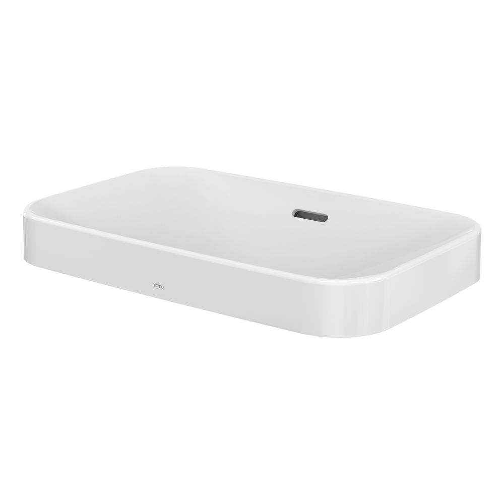 TOTO Lavabo sur meuble LF, largeur 600mm, montage sur meuble, sans trou de robinetterie, avec trop-plein, céramique Cefiontect, blanc, L5716E