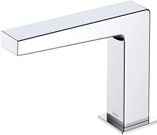 Robinet de lavabo automatique TOTO à bec carré, 2 l/min, portée 124 mm, R 1/2", robinetterie de lavabo sans contact, laiton chromé