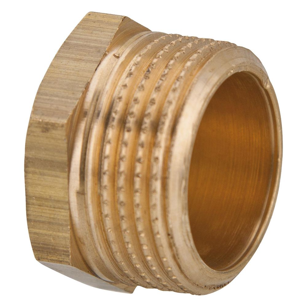Effebi Bouchon en laiton 1 1/4" AG, DN 32, 10 bar, 80 °C, laiton