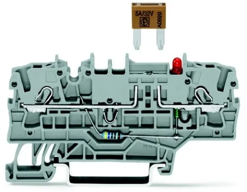 WAGO GmbH & Co. KG Borne de sécurité 2 conducteurs 2002-1981/1000-449