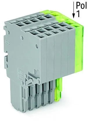WAGO GmbH & Co. KG Barrette à ressort 2 conducteurs 2020-206/000-036