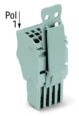 WAGO GmbH & Co. KG Barrette à ressort 1 conducteur 2020-111/145-000