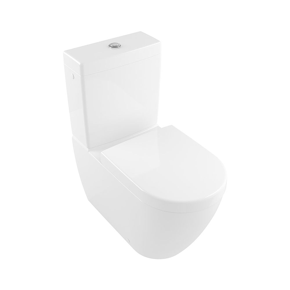 Villeroy & Boch Tiefspül-WC Subway 2.0 spülrandlos pour combinaison, sur pied, avec DirectFlush, Blanc Alpin