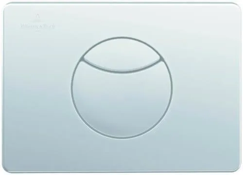 Villeroy & Boch Plaque de commande WC ViConnect 169x64x223 mm 2 volumes de chasse Chromé finition mat