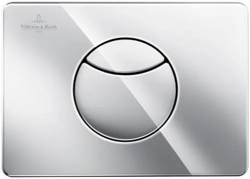 Villeroy & Boch Plaque de commande ViConnect pour WC 169x64x223mm 2 volumes de chasse chromée