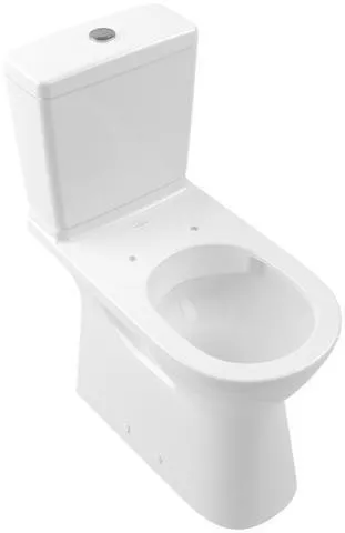 Villeroy & Boch WC à chasse directe pour ViCare 360x680x460 Ovale au sol Sortie horizontale Direct-Flush Blanc Alpin CeramicPlus