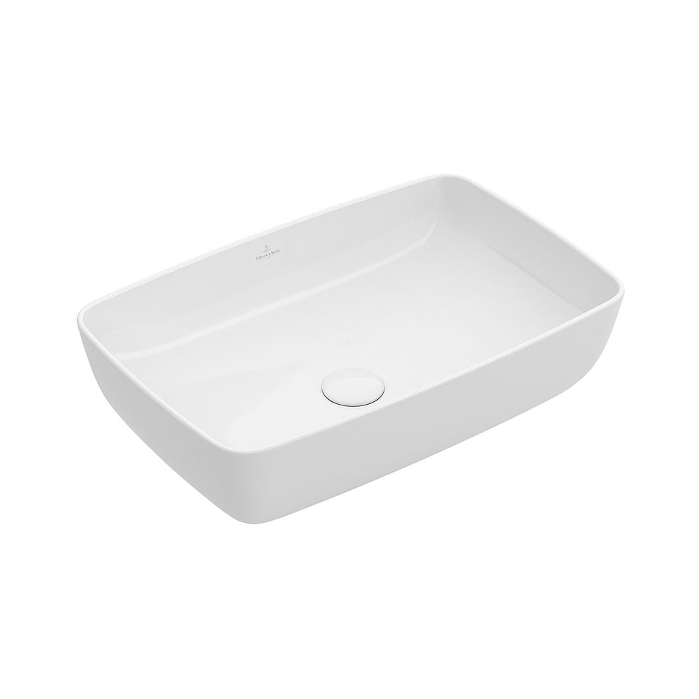 Villeroy & Boch Aufsatzwaschbecken Artis 580x385mm Rectangulaire sans trop-plein Blanc Alpin