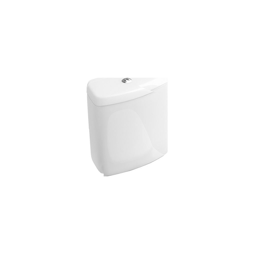 Cuve de chasse Villeroy & Boch O.novo 355x180x370mm, alimentation latérale ou arrière, Blanc Alpin