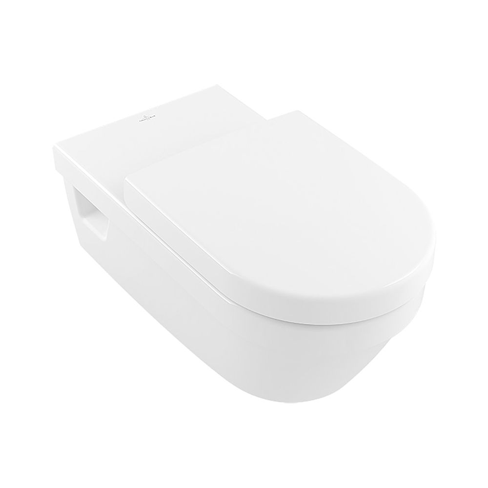 Villeroy & Boch WC suspendu Tiefspül-WC ViCare R0 370x700x325mm ovale sortie horizontale Direct-Flush blanc Alpin
