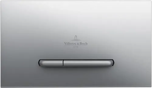 Villeroy & Boch VB Plaque de commande WC ViConnect 127x253x80mm rectangulaire chrome mat