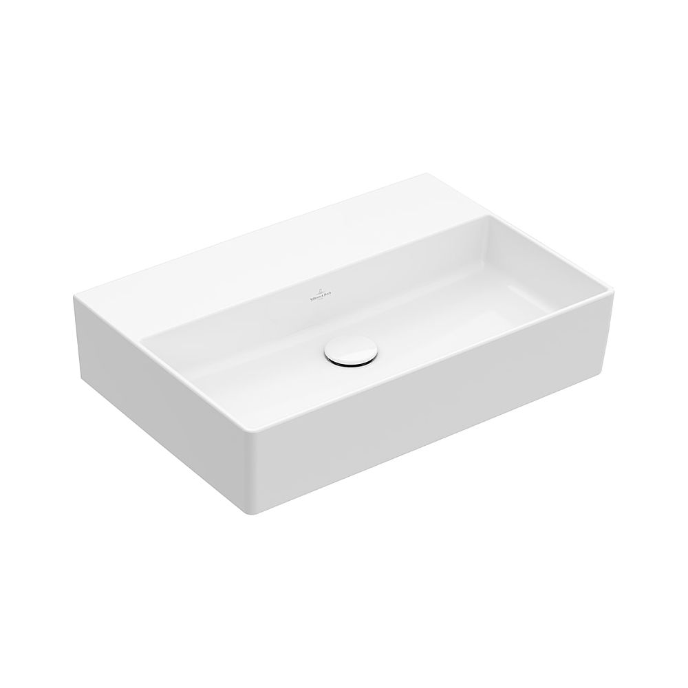 Lavabo Villeroy & Boch Memento 2.0 500x420mm rectangulaire sans trop-plein poncé blanc alpin