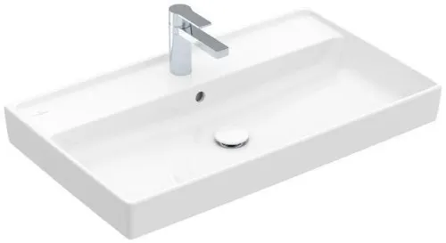 Villeroy & Boch Meuble-lavabo Collaro 800x465mm rectangulaire 1 perçage avec trop-plein Blanc Alpin CeramicPlus