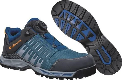 Chaussure de sécurité Albatros ANTELAO QL LOW taille 42 petrol S3 ESD HRO SRC EN ISO 20345:2011 tissu Ripstop
