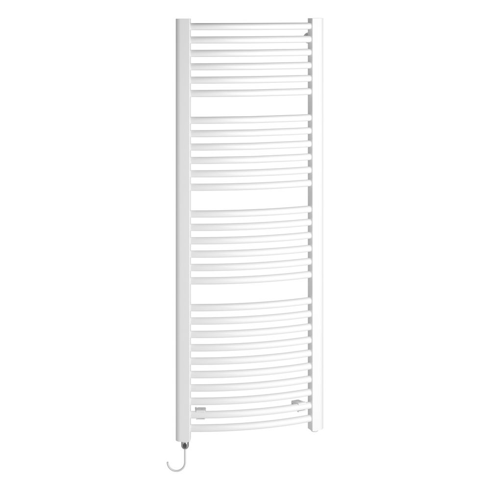 Radiateur électrique courbé Kermi Basic R-E Blanc 1770 x 73 x 899 mm - Raccordement WRX gauche - 1500 W