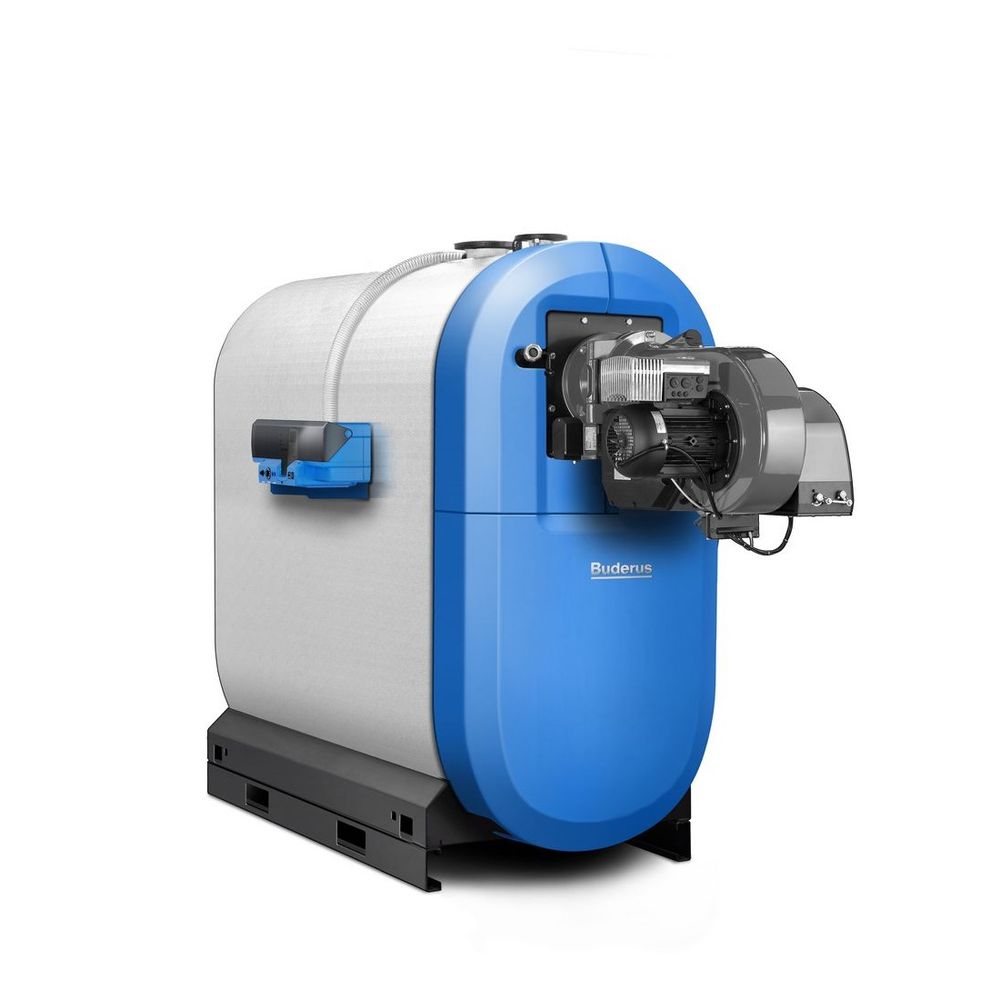 Buderus Logano plus chaudière à condensation gaz/mazout SB745-1000, RS100/M brûleur à gaz soufflé, G25, 50mbar