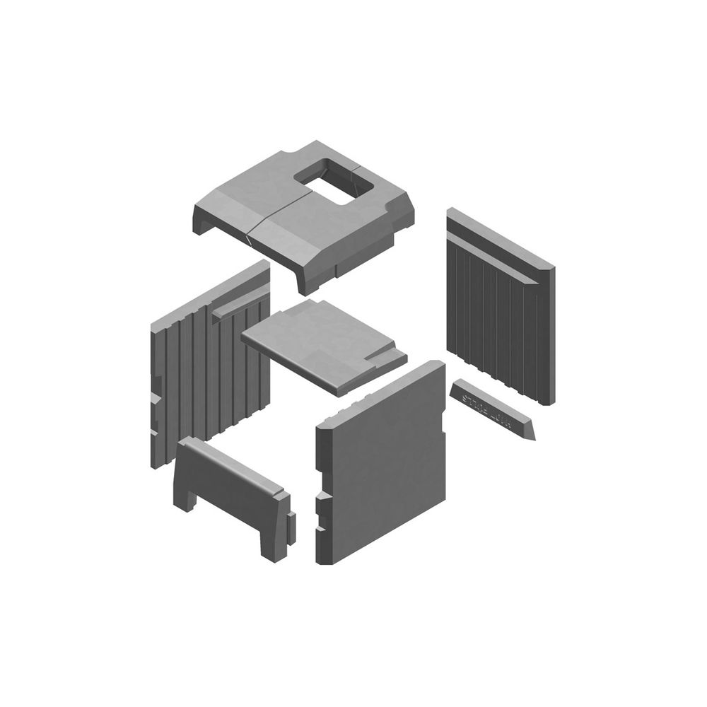 Buderus Insert en chamotte H107/H, complet, 63041429