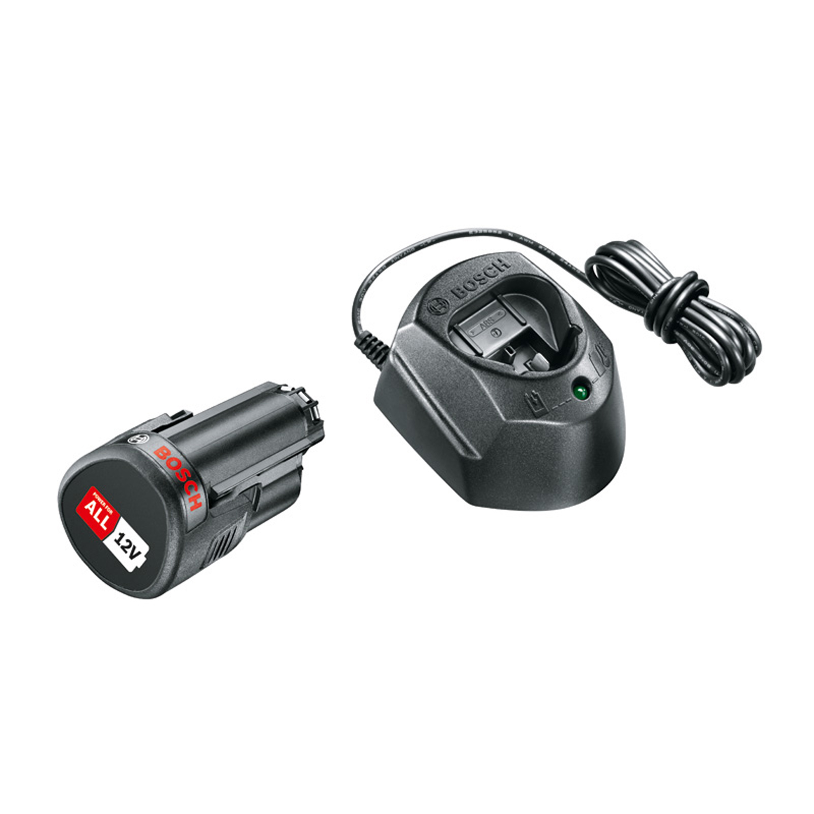 Bosch Kit démarreur batterie : 1 x PBA 12 Volt, 1,5 Ah O-A et GAL 1210 CV