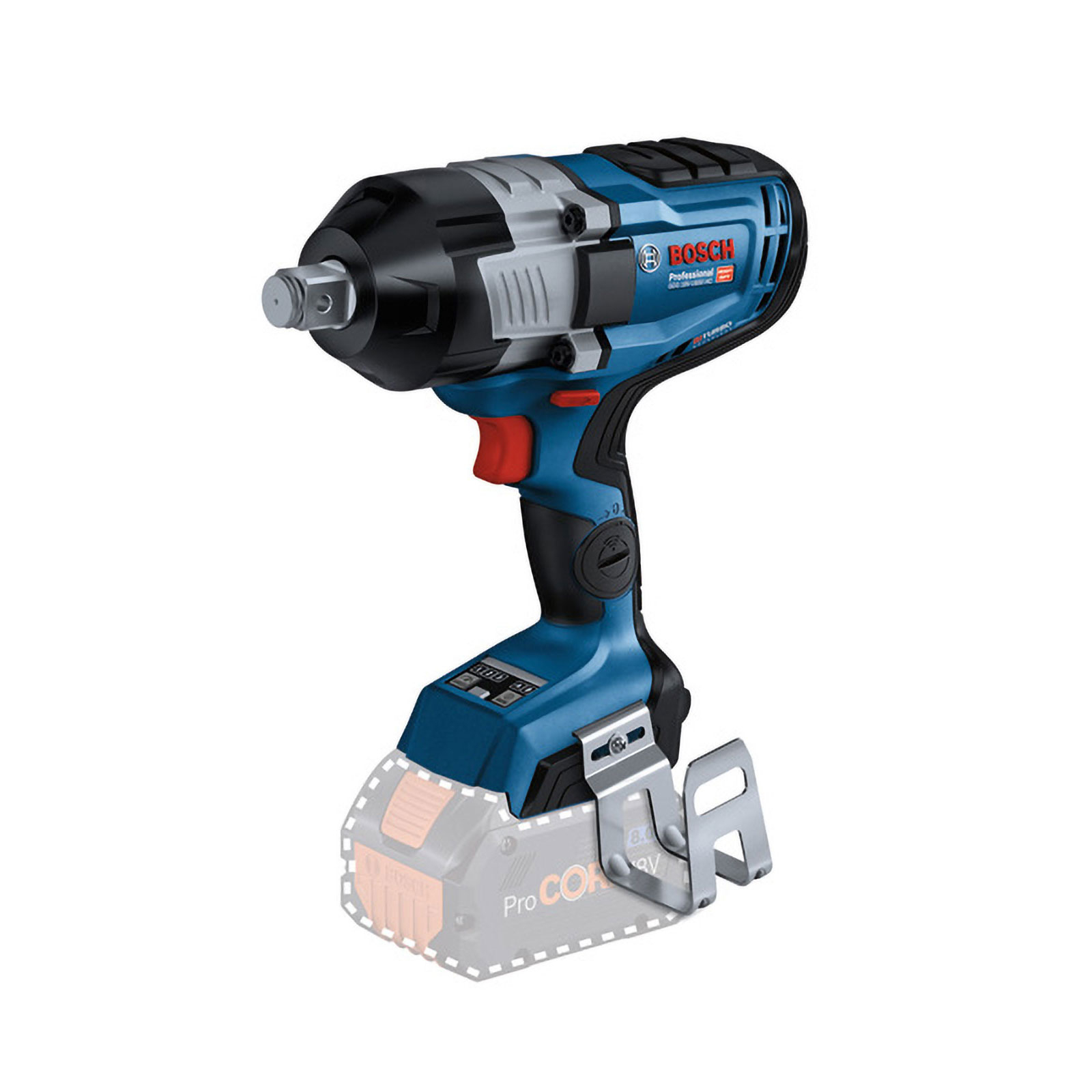 Perceuse à percussion sans fil Bosch GDS 18V-1600 HC, 3/4" , sans batterie et chargeur dans la boîte