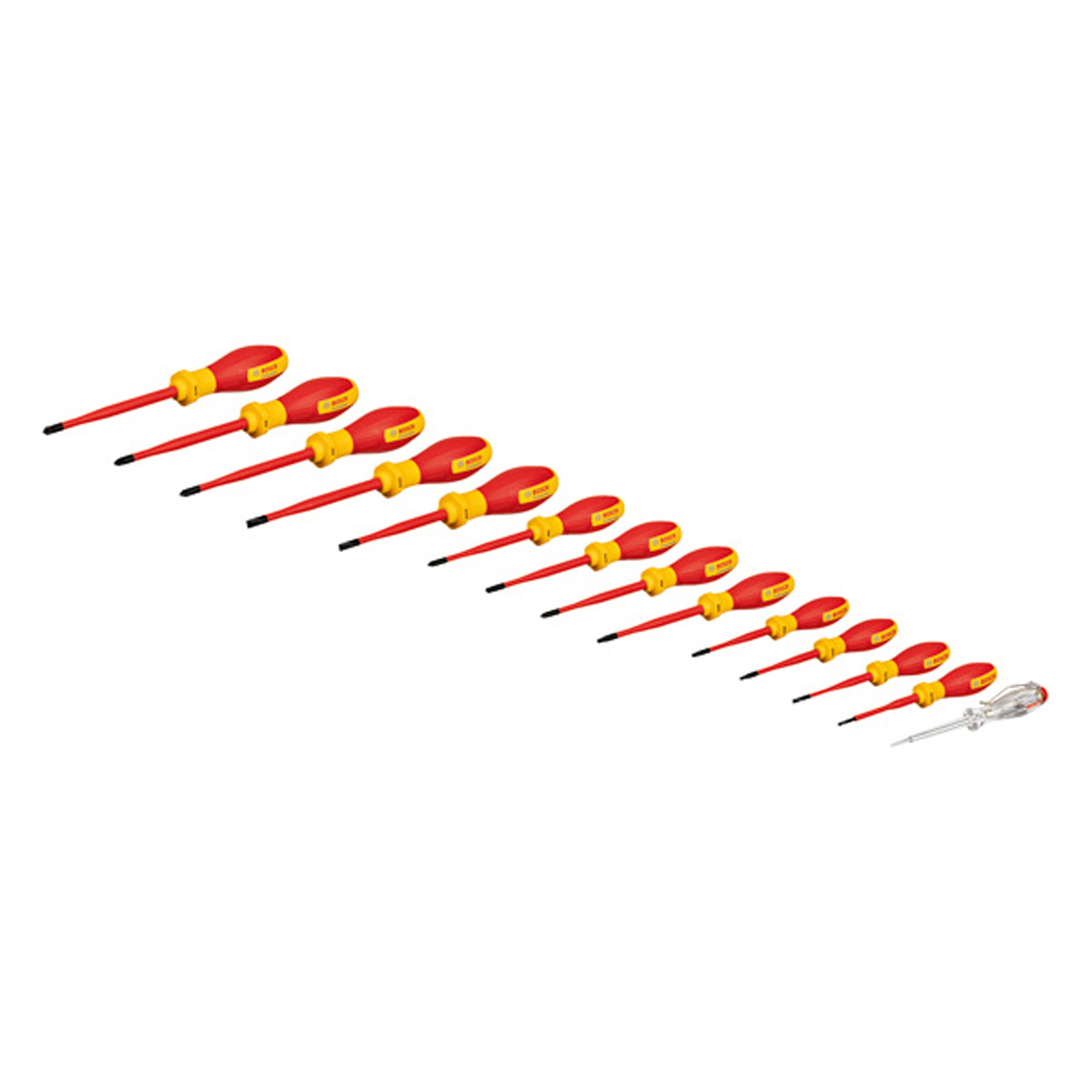 Jeu de tournevis VDE Bosch Combo Kit mixte, 14 pièces incl. L-Boxx