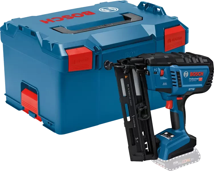 Cloueuse à bois sans fil Bosch GNH 18V-64-2 Professional sans batterie ni chargeur en L-BOXX 238