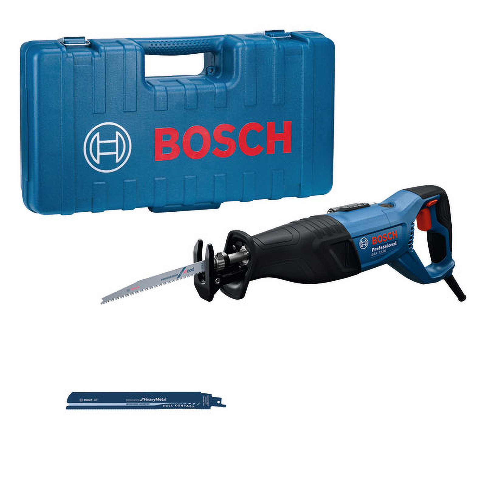 Scie sabre Bosch GSA 12-30, 1250 W en coffret professionnel