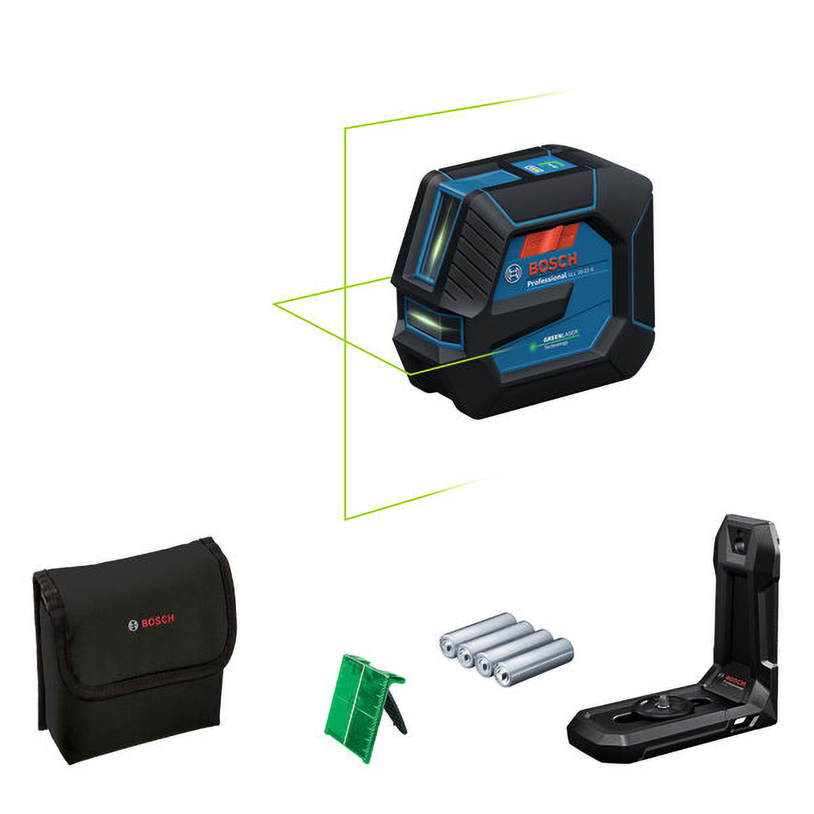 Bosch GLL 20-22 G+LB10 Laser à lignes croisées - 0601065600