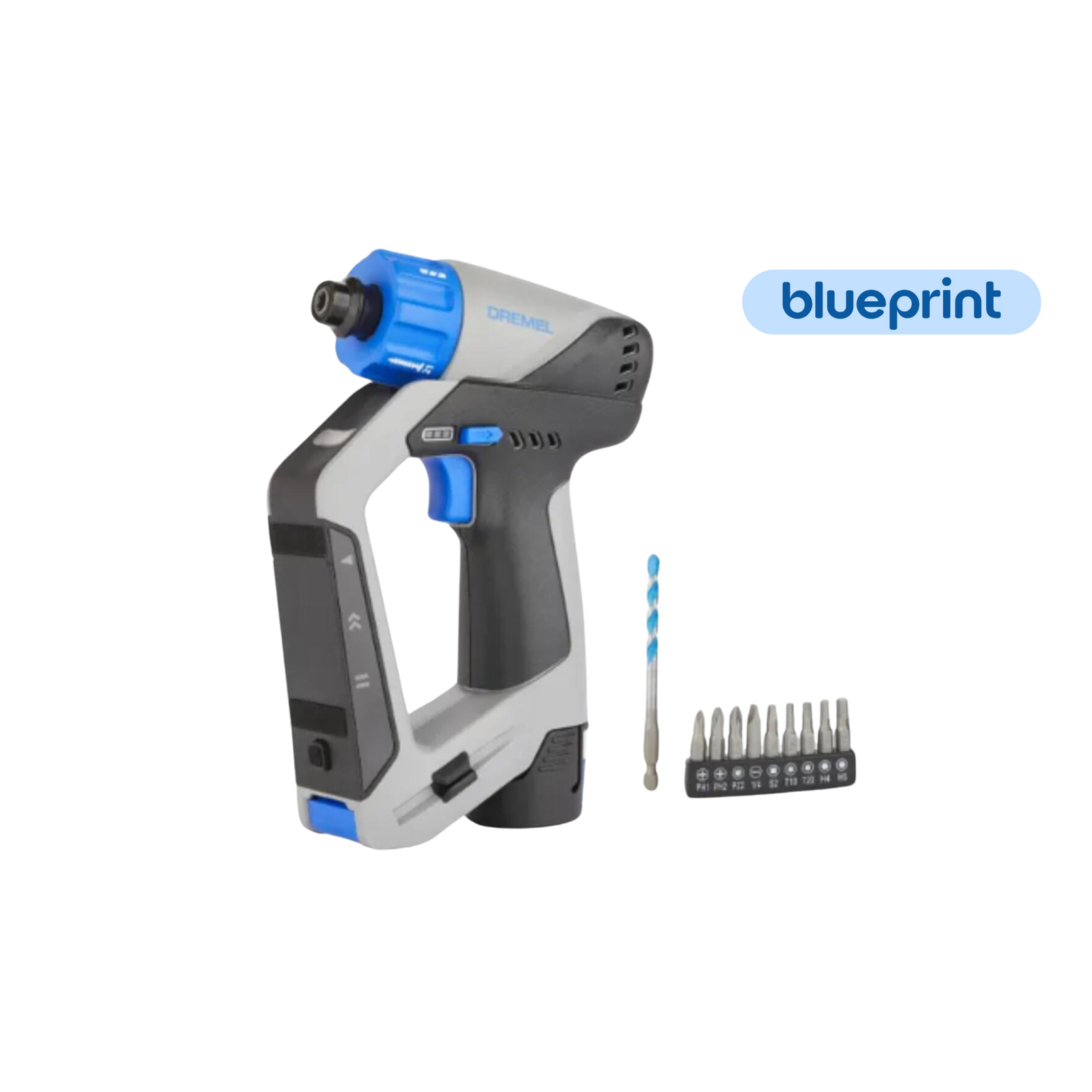 Perceuse visseuse sans fil Dremel 3 en 1 avec laser de ligne et localisateur, DD12V‑S1, sans balais, batterie 12V 2,0Ah + chargeur