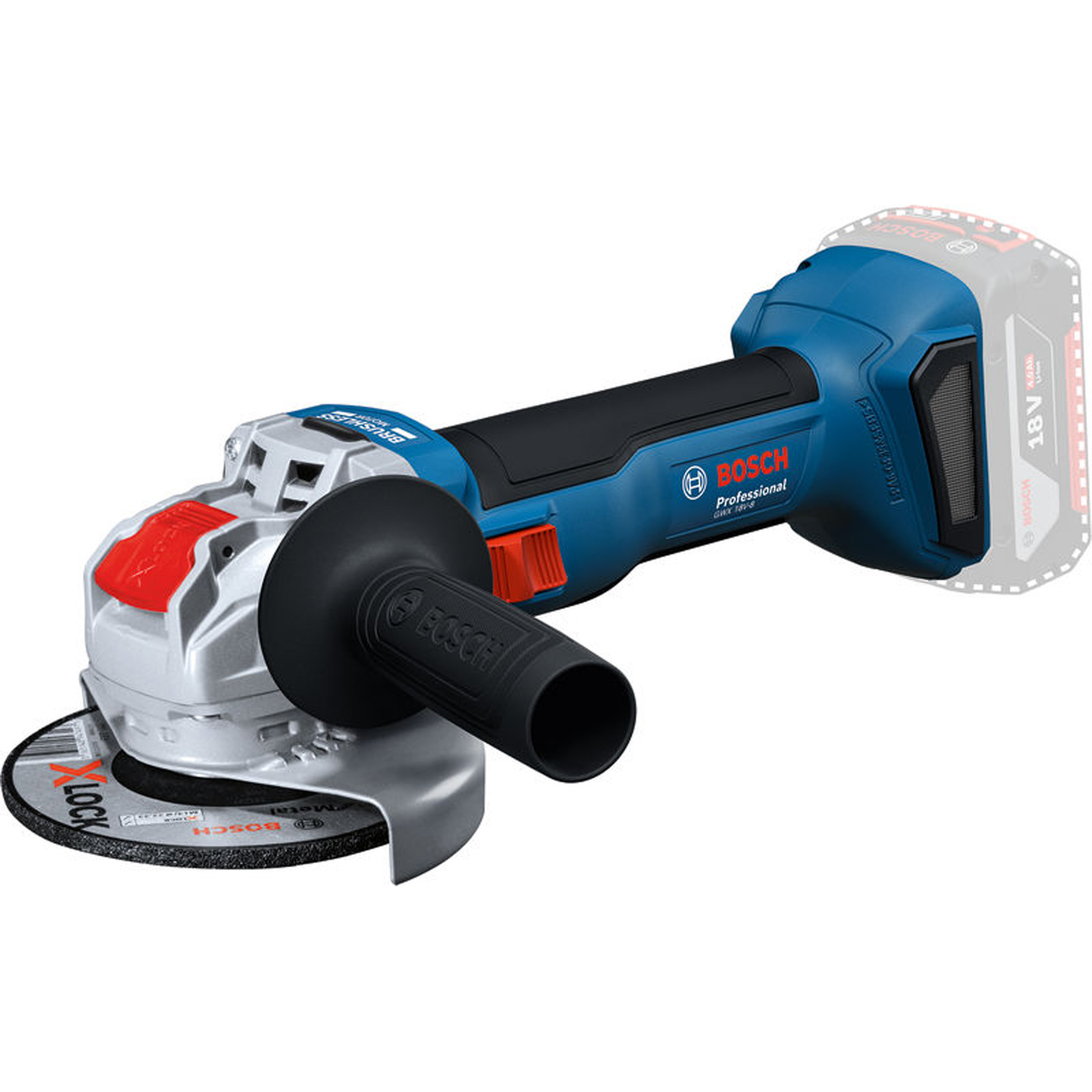 Smerigliatrice angolare Bosch GWX 18V-8 con X-LOCK (sans batterie et chargeur)
