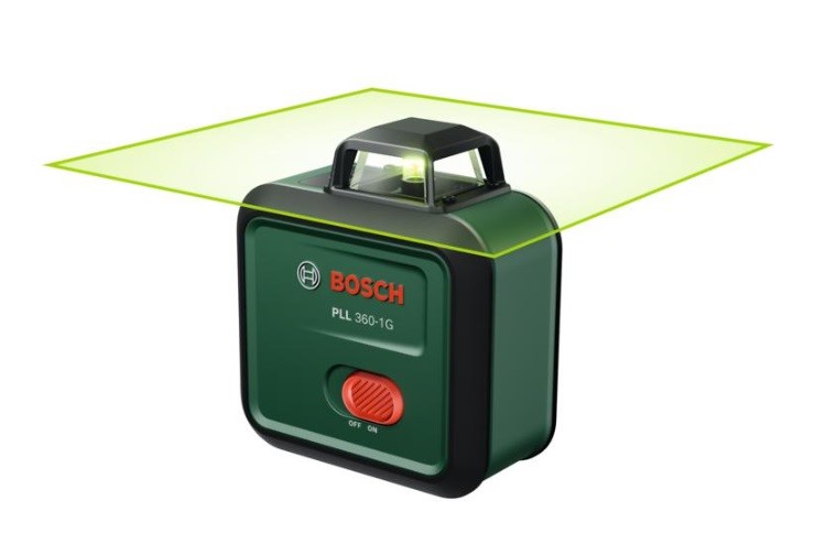 Set laser de ligne PLL 360-1G Bosch, 1 batterie rechargeable BA 3,6V 2,0Ah incl. trépied
