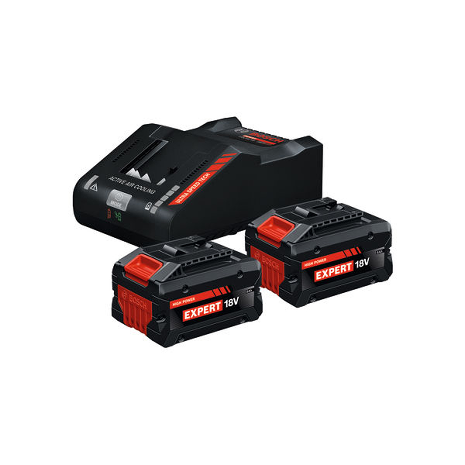 Bosch EXPERT Kit de démarrage 2× EXBA18V-80 Batteries 1600A0373T