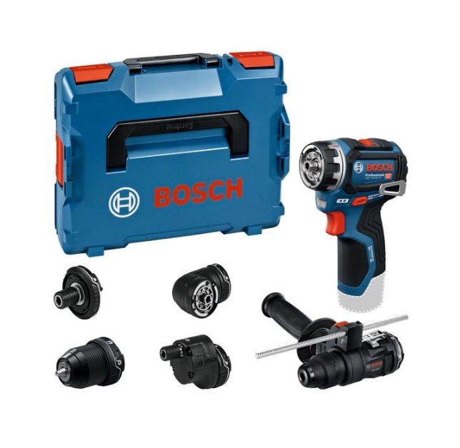 Perceuse sans fil Bosch GSR 12V-32 FC sans batterie et sans chargeur + 4 accessoires dans une L-BOXX