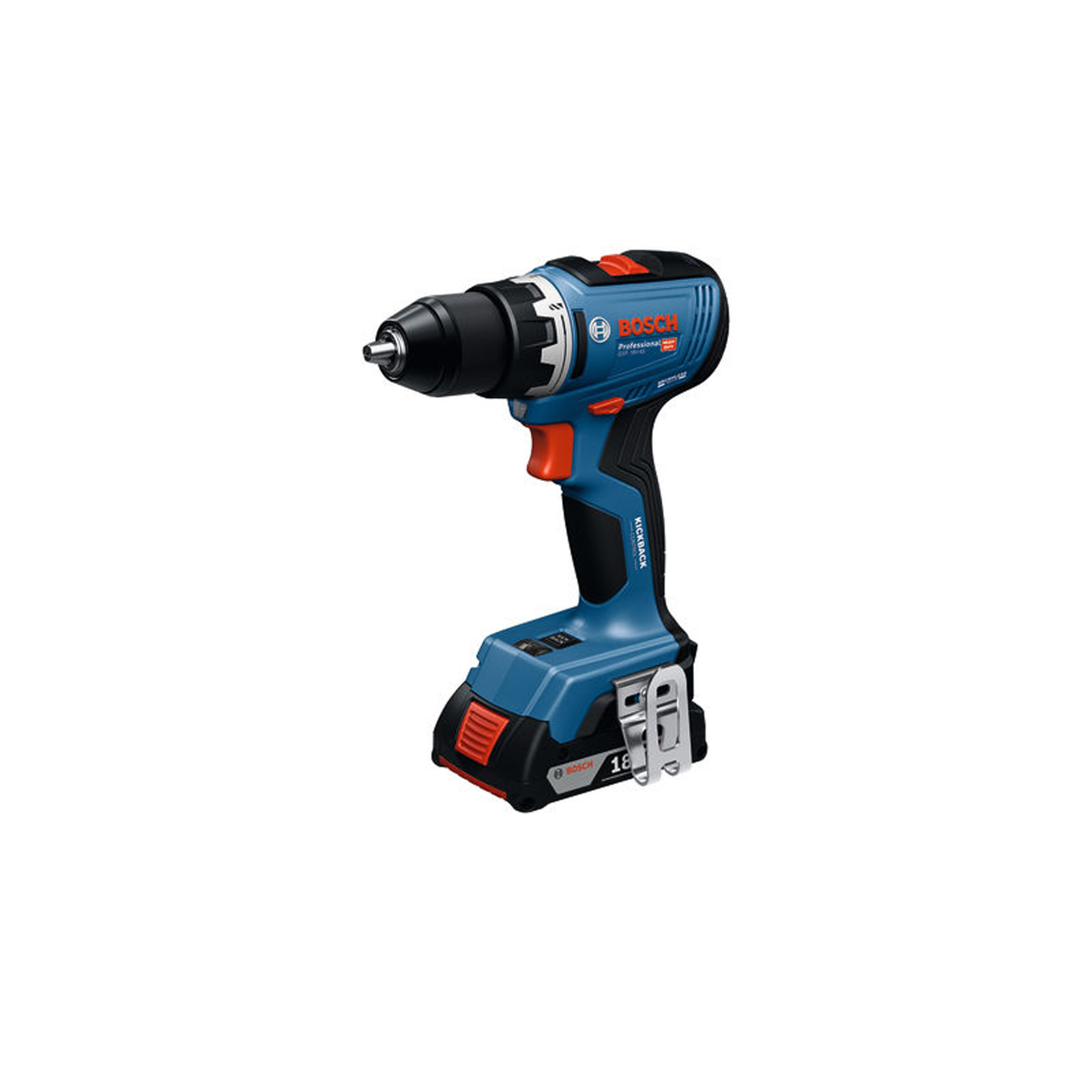 Kit d'outils Bosch : GSR 18V-65 + 2 x batterie + 19 pièces d'outillage à main en L-BOXX